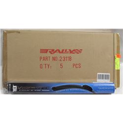 CASE OF 5 NEW 18" VISION TEC  WIPER BLADES