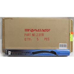 CASE OF 5 NEW 18" VISION TEC  WIPER BLADES