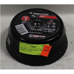 WALTER 12-A 006 STEEL GRINDING WHEEL 6" X 5/8"