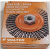 Image 1 : 3  WALTER 6" X 1/4" WIRE WHEEL BRUSH