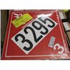 Image 1 : 100 PACK OF CL3 FLAMMABLE PLACARDS