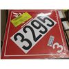 Image 1 : 100 PACK OF CL3 FLAMMABLE PLACARDS