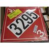 Image 1 : 100 PACK OF CL3 FLAMMABLE PLACARDS