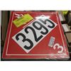 Image 1 : 100 PACK OF CL3 FLAMMABLE PLACARDS