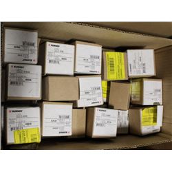 BOX OF VARIOUS SIZED U DIE INDEX,