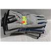 Image 1 : 5 PAIRS OF LEATHER GAUNTLET STYLE WORK GLOVES