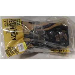 4 PAIR MECHANIX HEAVY DUTY LEATHER GLOVES SZ MED
