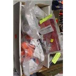 BOX OF ASSORTED FITTINGS & COUPLINGS