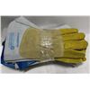 Image 1 : 4 PAIRS OF NEW PIPELINER WELDING GLOVES, SZ LRG