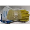 Image 1 : 4 PAIRS OF NEW PIPELINER WELDING GLOVES, SZ LRG