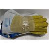 Image 1 : 4 PAIRS OF NEW PIPELINER WELDING GLOVES, SZ LRG