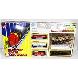 BACHMANN HO GOLDEN SPIKE ELECTRIC TRAIN SET.