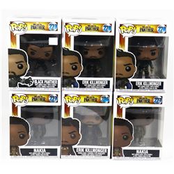 LOT OF 6 ASSORTED FUNKO POP FIGURE COLLECTIBLES