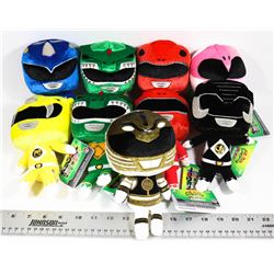 LOT OF 9 ASSORTED POWER RANGER DOLL COLLECTIBLES
