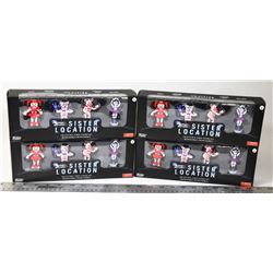 LOT OF 4 2" FIGURE: SISTER LOCATION PVC FIGURE SET