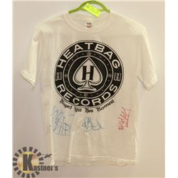 SIGNED HEATBAG RECORDS SHIRT