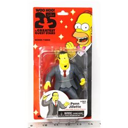 SERIES 3 SIMPSONS PENN JILLETTE ACTION FIGURE