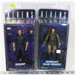 2 ALIEN ISOLATION ACTION FIGURES
