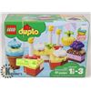 Image 1 : LEGO DUPLO MY FIRST CELEBRATION 41PC SET 10862.