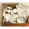 Image 1 : BOX OF CHRISTMAS THEMED SERVING DISHES AND MUGS