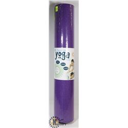 NEW 68" X 24" LATEX FREE YOGA MAT (PURPLE)