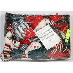 4-30" HANDMADE CHRISTMAS STOCKINGS W/ ELVES