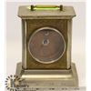 Image 1 : ANTIQUE CARRIAGE CLOCK - AS IS.