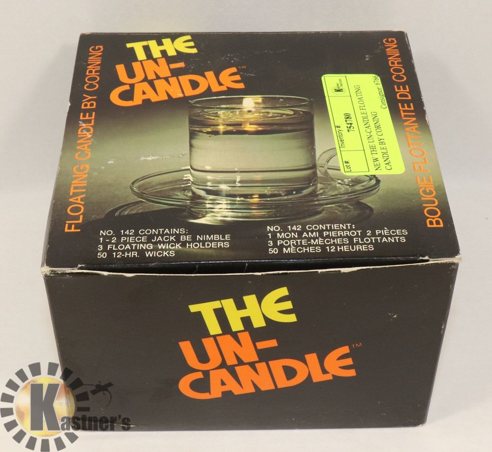 NEW THE UNCANDLE FLOATING CANDLE BY CORNING Kastner Auctions