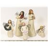 Image 1 : LOT OF 5 ASSORTED ANGEL FIGURES