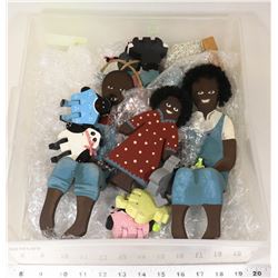 LOT OF 6 RURAL ROOTS PORT MOODY BC FOLK ART DOLLS