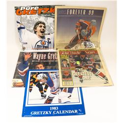 LOT OF CLASSIC ORIGINAL WAYNE GRETZKY PAPERS.