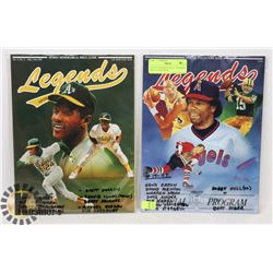 LOT OF 2 SPORTS CARDS / LEGENDS PRICE GUIDE WITH