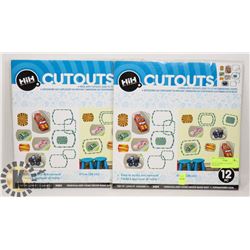 HIP IN A HURRY CUT OUTS 2 PACKAGES