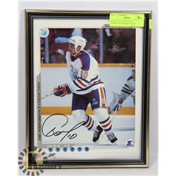 SIGNED 8 X 10 PHOTO OF EDMONTON OILERS PLAYER