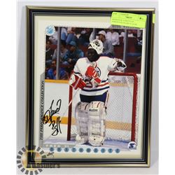 SIGNED 8 X 10 PHOTO OF EDMONTON OILERS PLAYER