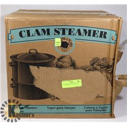 CLAM SEAFOOD STEAMER POT.