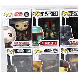 LOT OF 6 FUNKO POP FIGURES