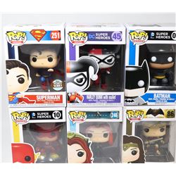 LOT OF 6 FUNKO POP FIGURES