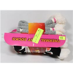 2PK COZY LADIES SLIPPER SOCKS.