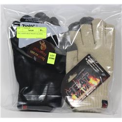 2PK LADIES HEAT WAVE GLOVES.
