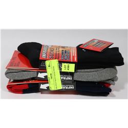 3PK HEAT WAVE SOCKS MENS.