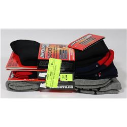 3PK HEAT WAVE SOCKS MENS.