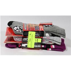 3PK HEAT WAVE SOCKS LADIES.