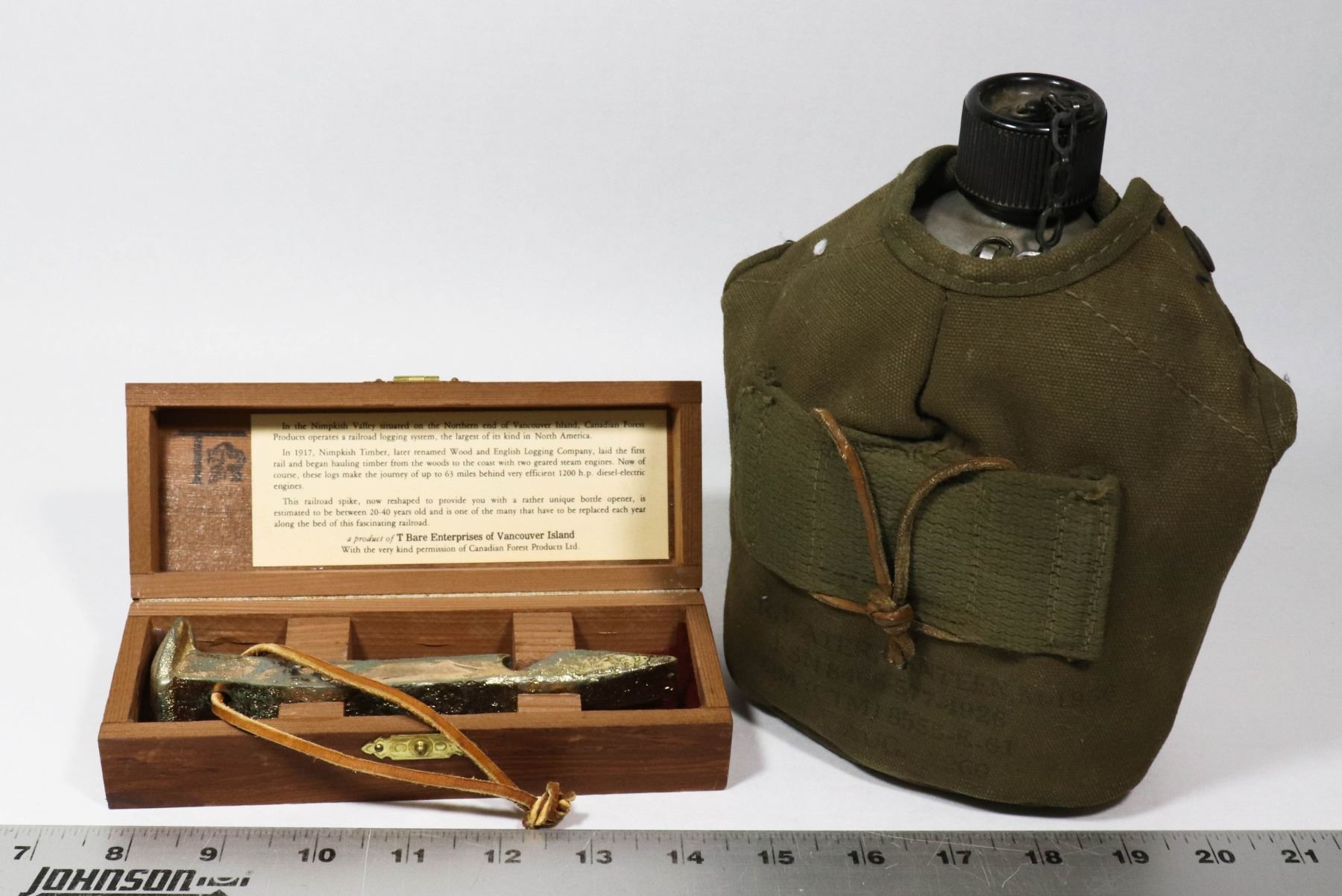 VINTAGE US 1958 MILITARY WATER CANTEEN