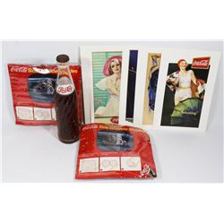 SET OF 2 NEW ORIGINAL COCA-COLA SIDE