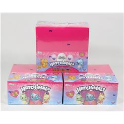 LOT OF 3 TOPPS HATCHIMALS COLLECTORS CARD