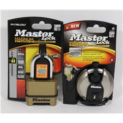 SET OF 2 " MASTERLOCK" MAGNUM #1 SERIES