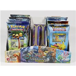 LOT OF 8 SEALED POKÉMON THEME DECKS, ENERGY