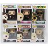 Image 1 : LOT OF 6 FUNKO POP COLLECTIBLE FIGURES