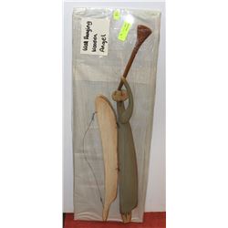 WOODEN WALL HANGING ANGEL.